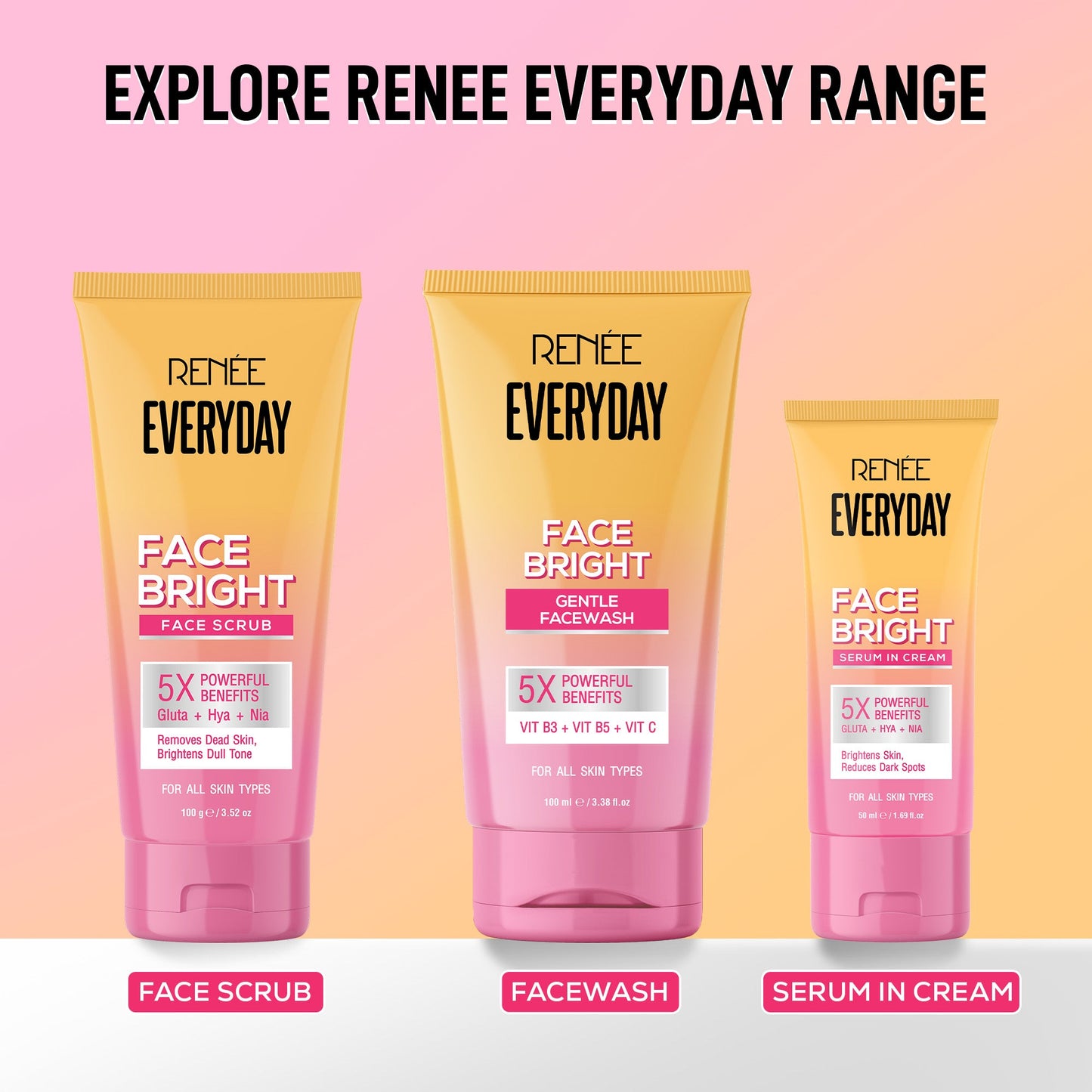 RENEE Everyday Face Bright Face Scrub For Brightening