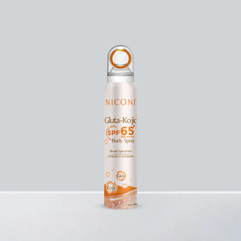 Niconi Gluta-Kojic SPF 65+ PA++++ Body Spray for Detanning