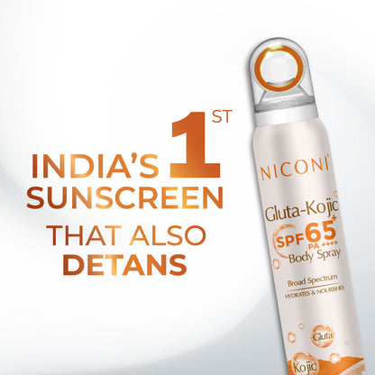 Niconi Gluta-Kojic SPF 65+ PA++++ Sunscreen Spray