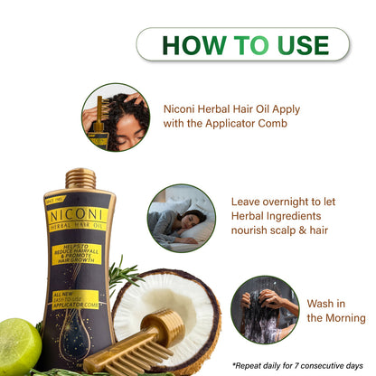 Niconi Herbal Hair Oil For Men and Women 200ML