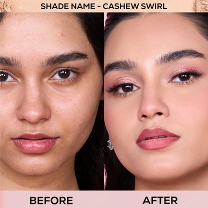 RENEE Bollywood Filter Pore Minimising Blurring Compact With Matte Finish & Full Coverage, 9 g