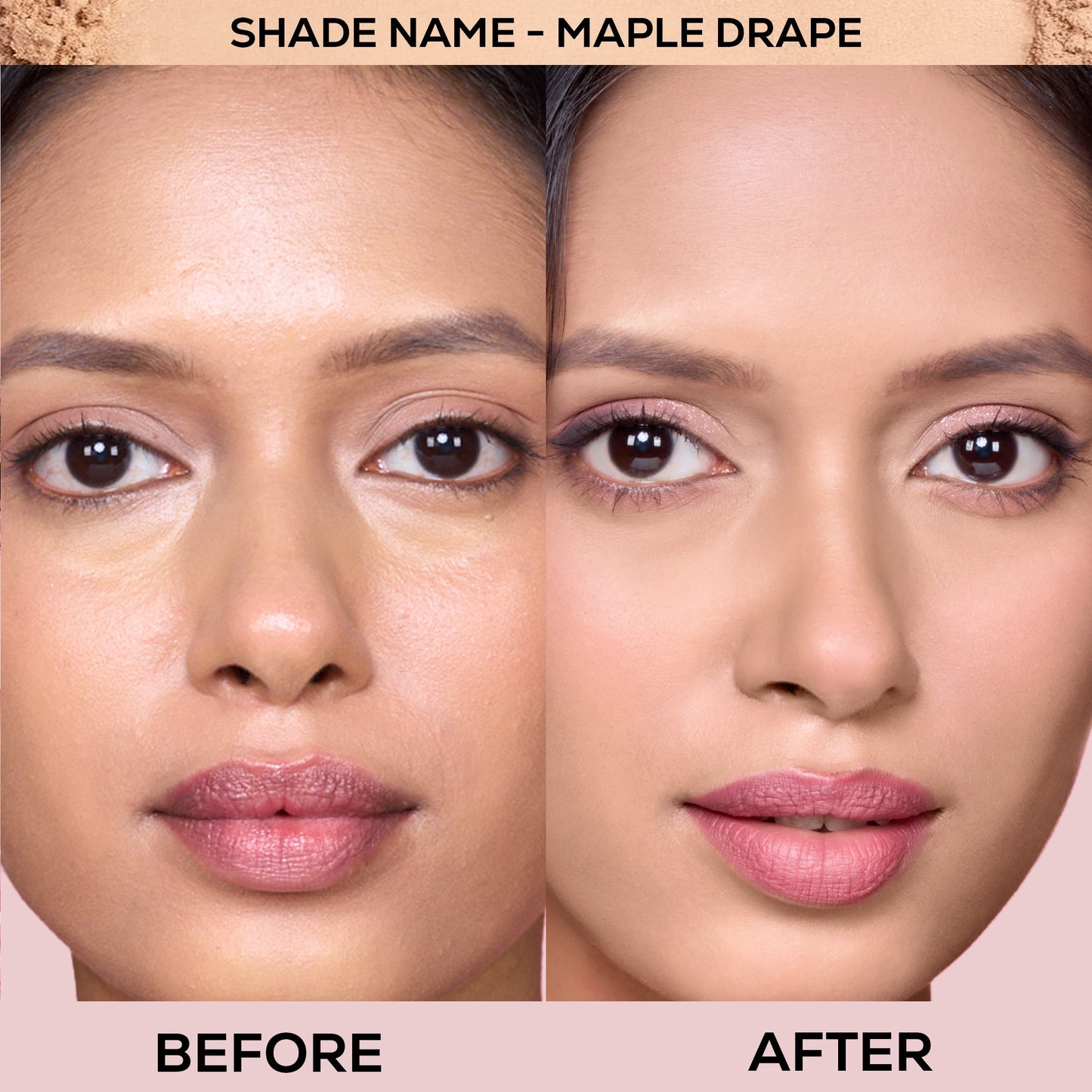 RENEE Bollywood Filter Pore Minimising Blurring Compact With Matte Finish & Full Coverage, 9 g