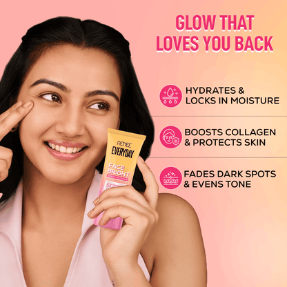 RENEE Everyday Face Bright Brightening Sunscreen With Niacinamide | In-Vivo Tested SPF 50 PA+++, 50ml