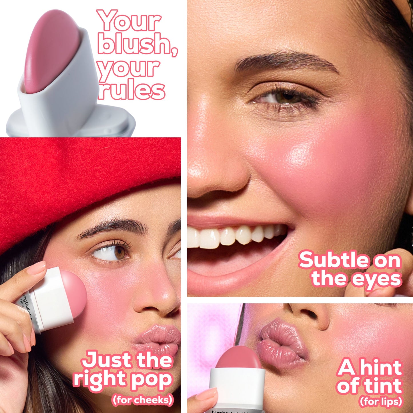 RENEE Blushie Blurring Blush Stick, 6.5 g