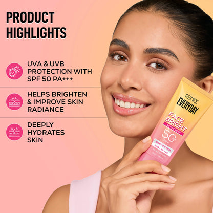 RENEE Everyday Face Bright Gentle Facewash For Fresh, Clean Skin, Pack of 2