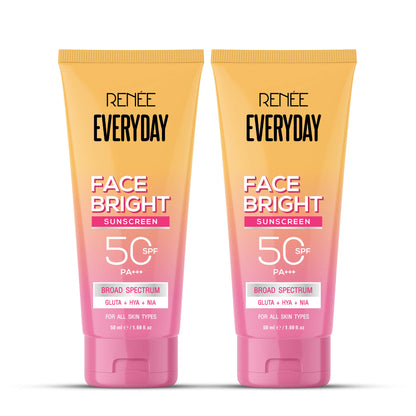 RENEE Everyday Face Bright Serum In Cream For Clear, Bright Skin, Pack of 2