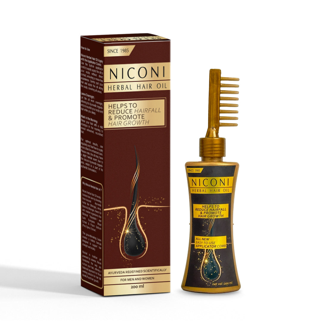 Niconi Herbal Hair Oil (Comb Applicator) 200ml