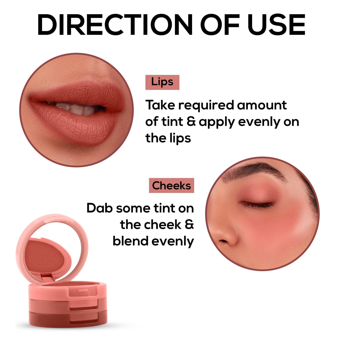 RENEE Glam Stack 3-In-1 Lip & Cheek Tint 4.5g