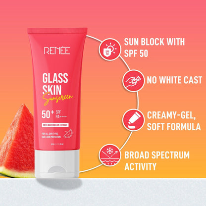 RENEE Glass Skin Sunscreen, 50 g