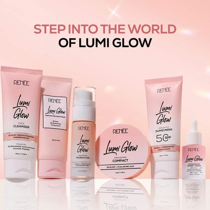 RENEE Lumi Glow Highlighting Primer + Serum With Hyaluronic Acid For Luminous & 3D Glow, 30ml