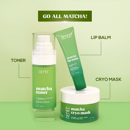 RENEE Matcha Lip Balm With SPF 50, 10 g