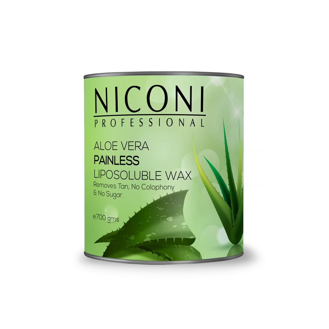 NICONI Painless Liposoluble Hair Removal Wax (Aloe Vera) 700gms