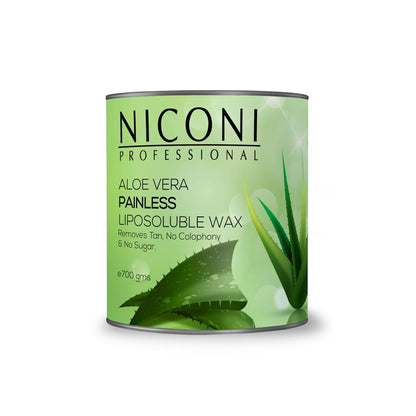 NICONI Painless Liposoluble Hair Removal Wax (Aloe Vera) 700gms