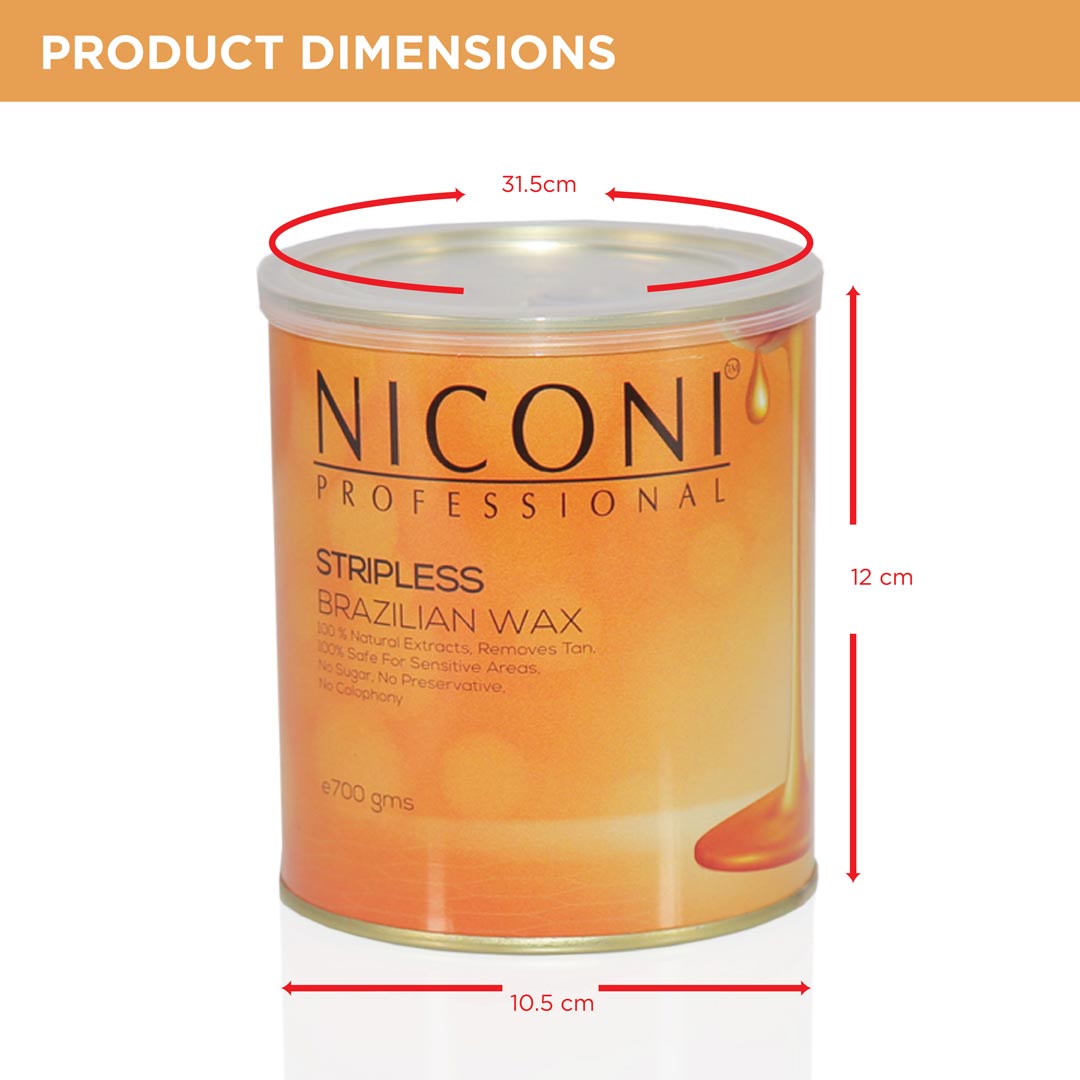 NICONI Stripless Brazilian Full Body Wax (700gms)