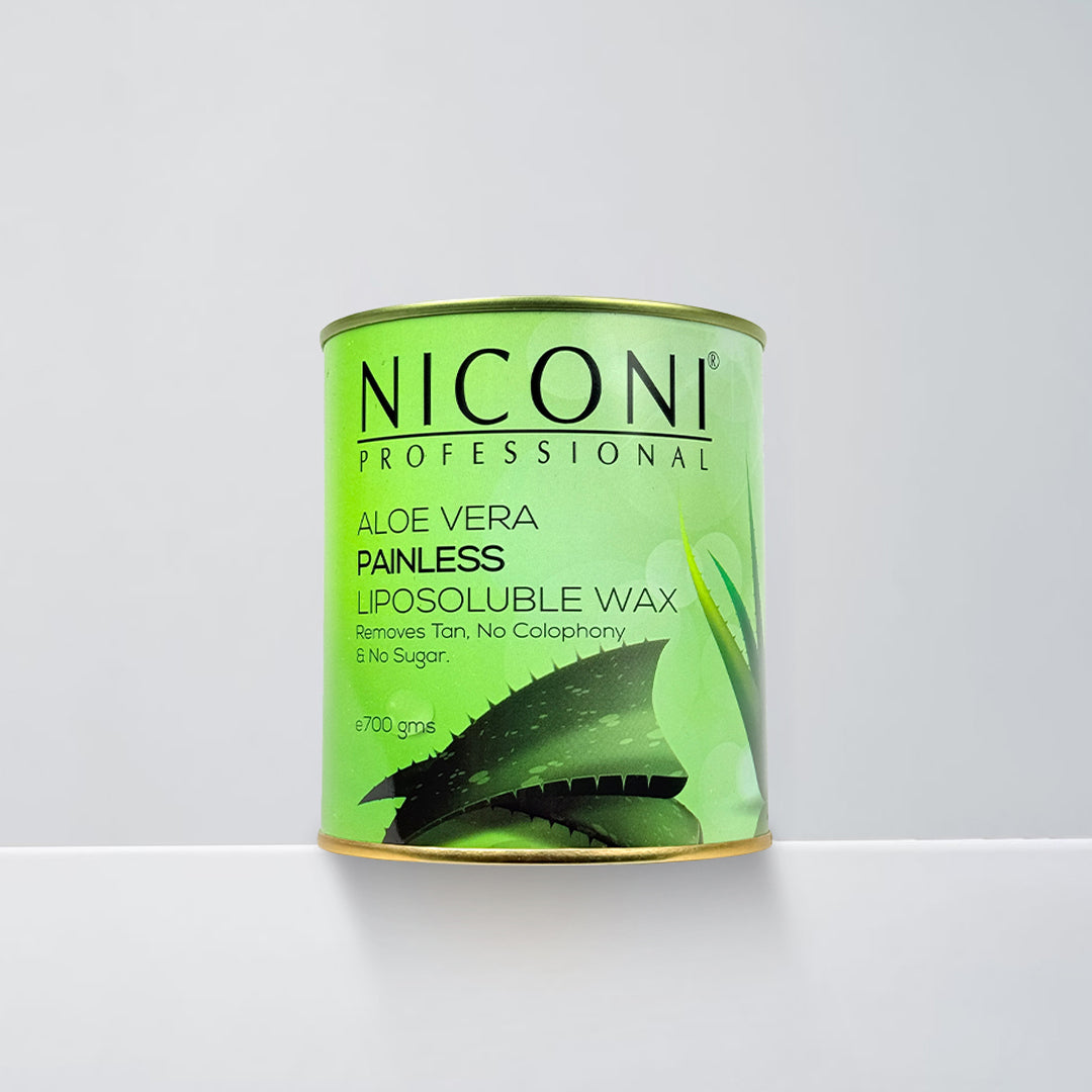 NICONI Painless Liposoluble Hair Removal Wax (Aloe Vera) 700gms