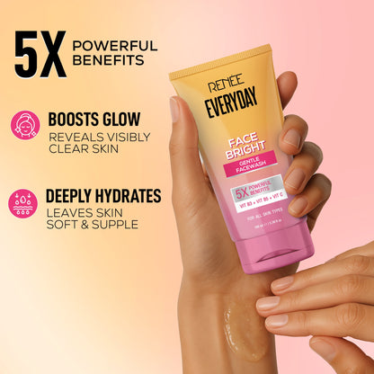 RENEE Everyday Face Bright Brightening Sunscreen With Niacinamide | In-Vivo Tested SPF 50 PA+++, 50ml