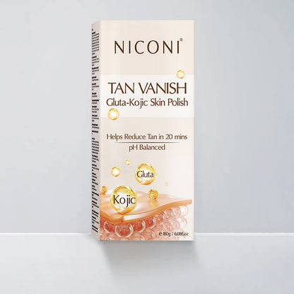 Niconi Tan Vanish Gluta-Kojic Skin Polish | Instant Tan Removal!